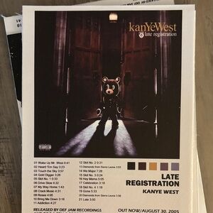 Late Registration Album Cover Poster!
